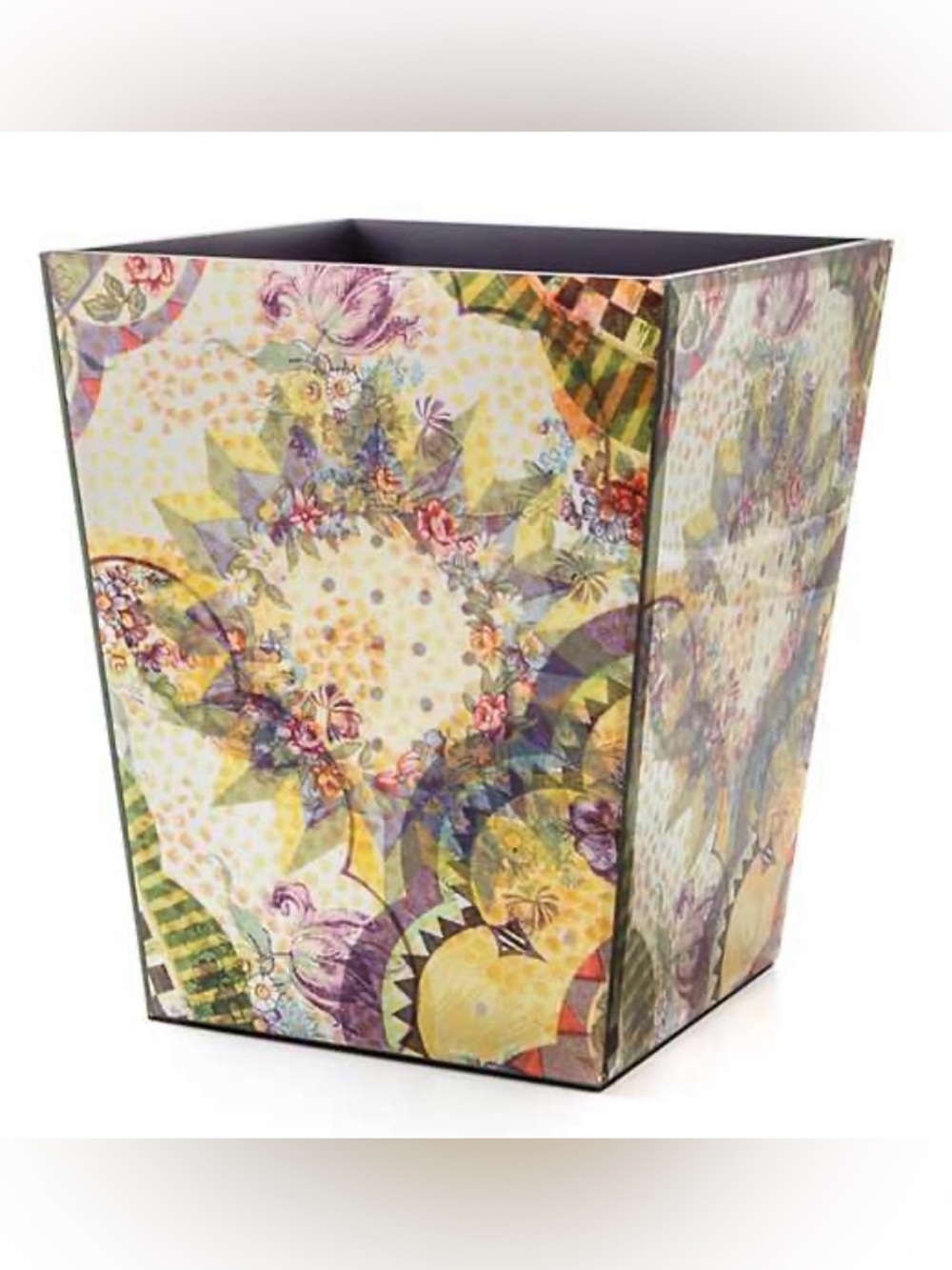 MacKenzie-Childs Collage Waste Bin